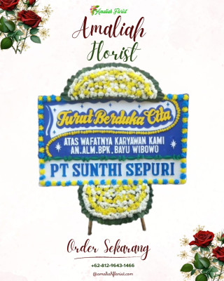 Papan Bunga Duka di Sukasada